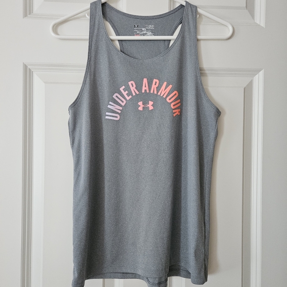 Under Armour Other - Under Armour Heat Gear Fitted Girls Tank Top Sz YLG